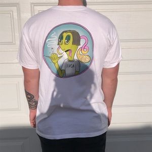 White RVCA T-shirt
